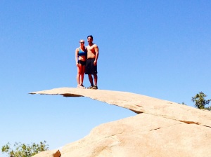Hiked in 95 degree heat with my friend Karim. This 8 mile round-trip hike was a doozy, but totally worth it!